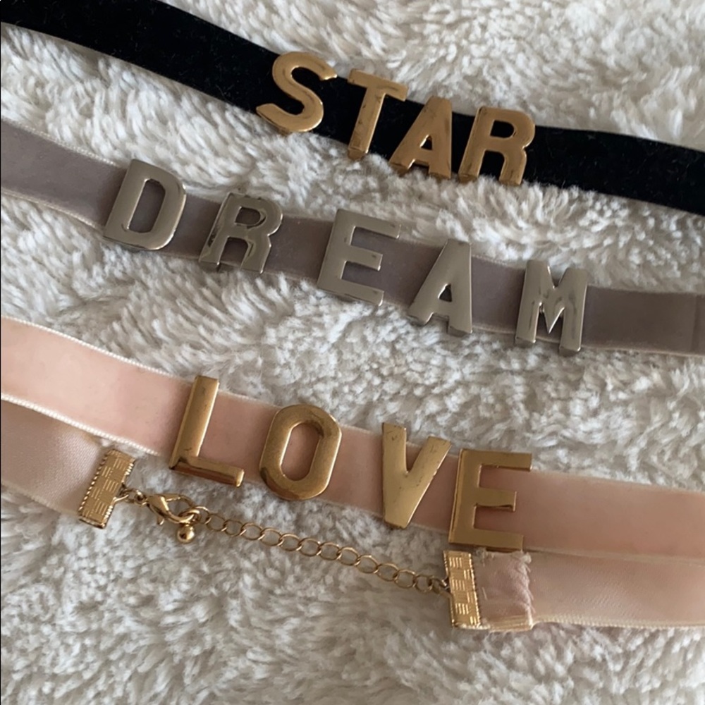 3 Velvet Chokers - Picture 3 of 3